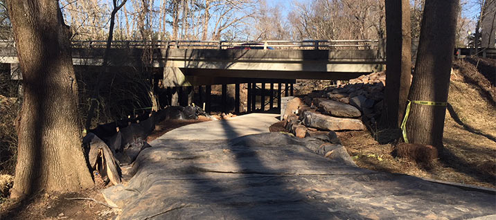 Clairmont Campus multiuse trail construction 4